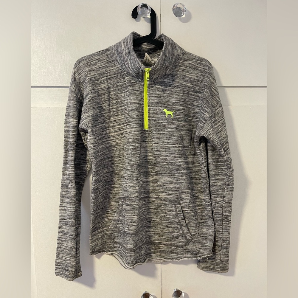 VS Pink Zip Pullover